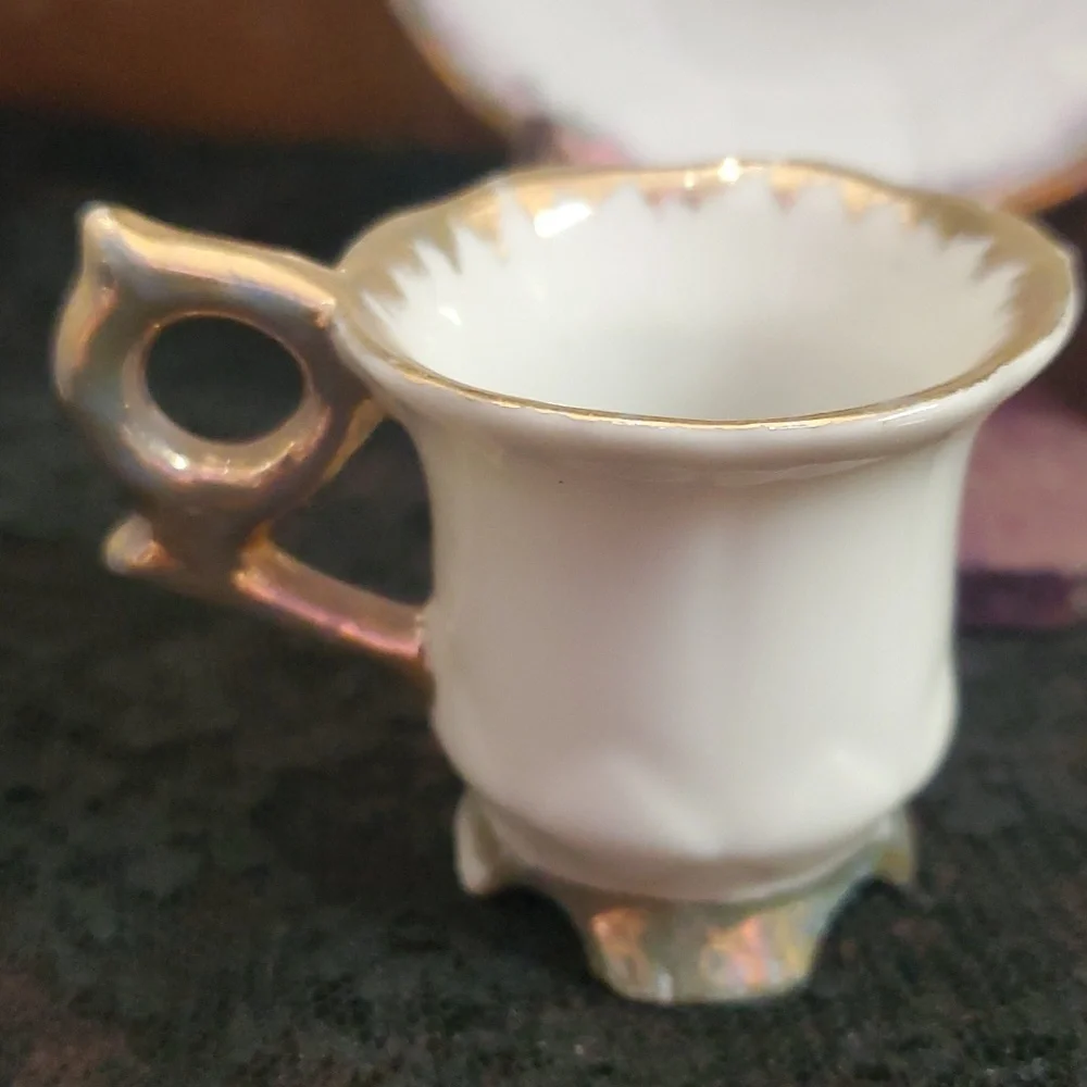 Vintage‎ Mini Tea Cup & Saucer Made in Japan EG